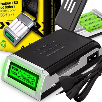 SZYBKA ŁADOWARKA DO AKUMULATORÓW BATERII PALUSZKÓW AA i AAA AUTOMATYCZNA - DS