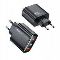 Szybka Ładowarka Kostka Do Ładowania Telefonu Pd 40W Usb C 3 Porty