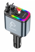 Szybka Ładowarka Samochodowa Do Telefonu Kabel 5W1 Usb-C Lightning Usb Qc Inna marka