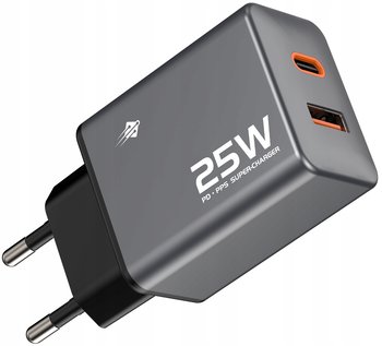 Szybka ładowarka sieciowa do telefonu Apple Samsung 25W 3A QC PD USB C + A - Electronica4u