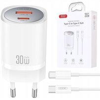 Szybka Ładowarka USB-A USB A USB-C + Kabel USB - C 1m PD 30W QC Inna marka