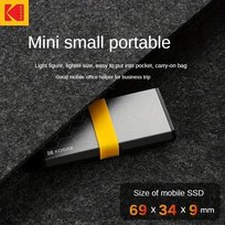 Szybki Dysk Zewnętrzny 2,5 KODAK X205 512GB SSD USB-C 3.2 Mały Lekki 38g