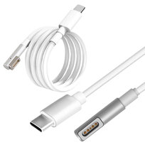 Szybki i wytrzymały kabel USB-C/MS1L 100W 2m do ładowania Apple Macbook, biały