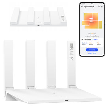 SZYBKI ROUTER BEZPRZEWODOWY HUAWEI AX3 WIFI 6 PLUS  DWUPASMOWY 4 ANTENY - Huawei