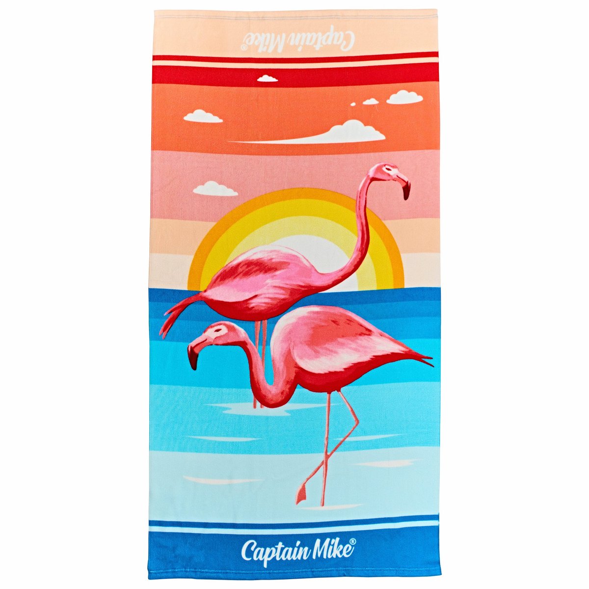 Zdjęcia - Ręcznik Captain Szybkoschnący  Plażowy Flamingi 70X140 Duży  Mike 
