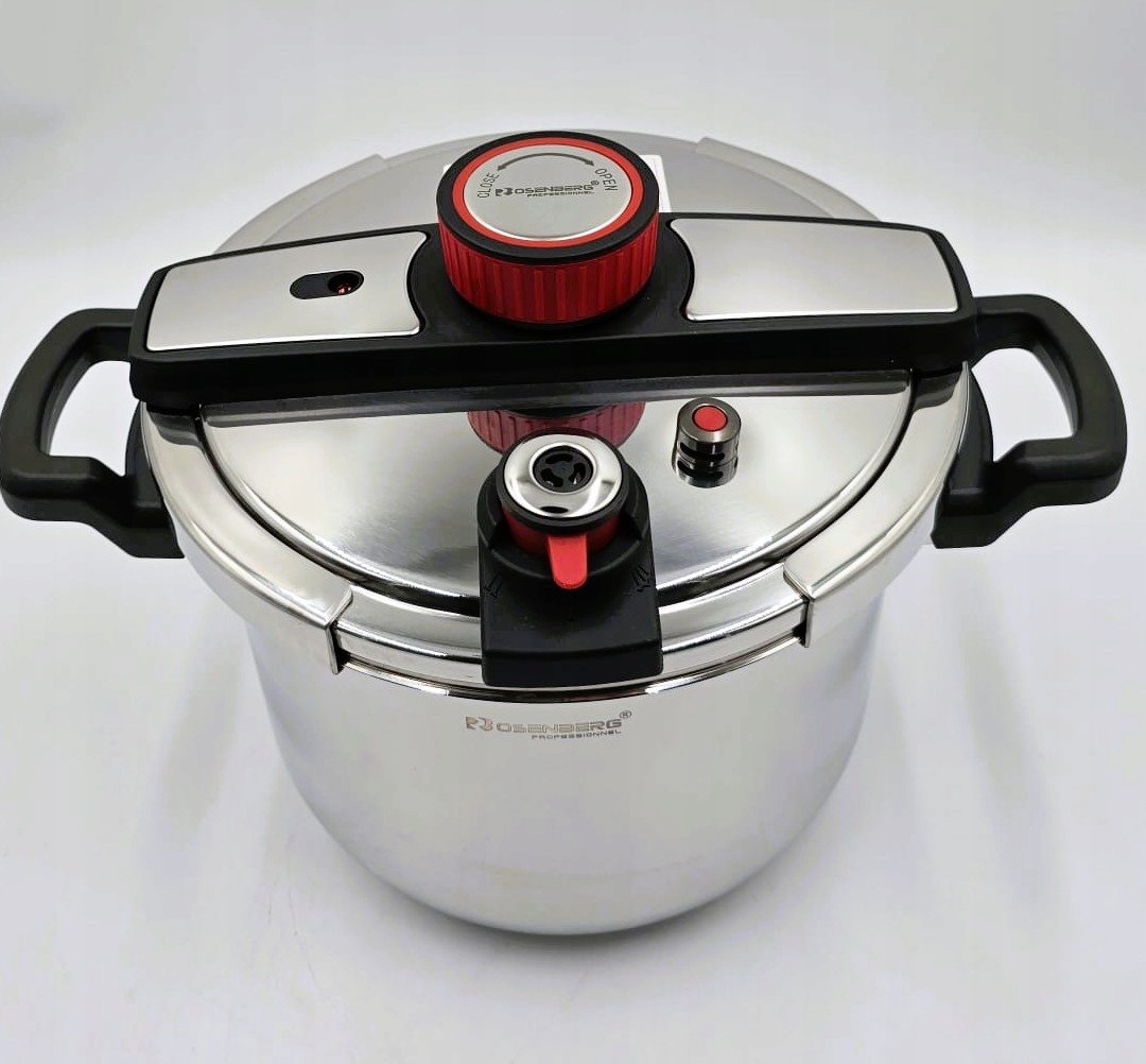 Homelux Homelux Szybkowar Stalowy 8 L Garnek Ciśnieniowy Indukcja Gaz