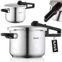 Szybkowar stalowy garnek ciśnieniowy do szybkiego gotowania ACER 6 l