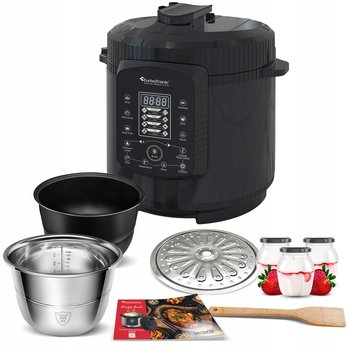 Szybkowar Turbotronic Garnek Elektryczny Multicoocer Kombiwar Parowar 6L 1000W 70 Kpa 14 Programów Czarny - Inny producent
