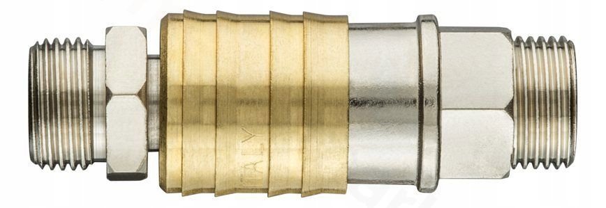 NEO TOOLS, Szybkozłączka do kompresora z końcówką, gwint zewnętrzny 3/8', 12-646