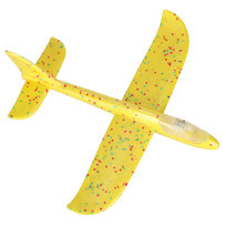 SZYBOWIEC samolot styropianowy | 8 led | żółty