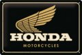 Szyld 20X30cm Honda Logo Gold&nbsp;-&nbsp;Nostalgic-Art Merchandising Gmb
