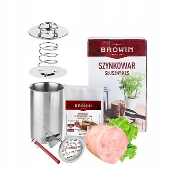 SZYNKOWAR 1,5kg Browin zestaw z termometrem i woreczkami 313115 - browin