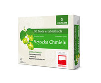 Szyszka Chmielu, suplement diety, 30 tabletek powlekanych Colfarm