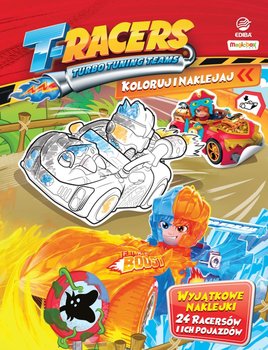 T-Racers Koloruj i Naklejaj