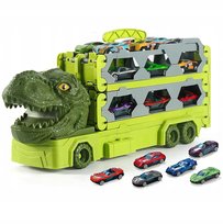 T-REX TRANSPORTER 6 AUTKO 9 TOR DINO ZABAWKA PREZENT 3 7 LAT EDUKACYJNE