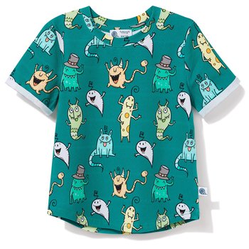 T-shirt bawełniany Monsters 140/146 - TuSzyte