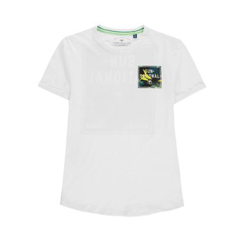 T-shirt chłopięcy, biały, Sunsational, Tom Tailor - Tom Tailor