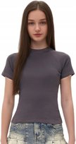 T-SHIRT DAMSKI BASIC KOLOR ANTRACYT ROZ. "L"| NA KAŻDA OKAZJE|96,5 % BAWEŁ Inna marka