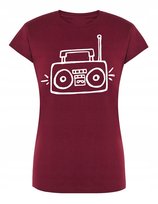 T-Shirt damski fajny nadruk RADIO Rozm.L
