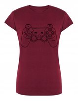 T-Shirt damski gamer nadruk PAD r.XL