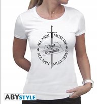 T-shirt damski koszulka bawełniana biała GRA O TRON RÓD SMOKA Inna marka