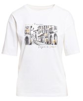 T-SHIRT DAMSKI KRÓTKI RĘKAW BAWEŁNIANY OVERSIZE MODNY NADRUK MORAJ M WHITE