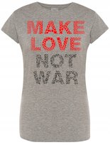 T-Shirt damski Make Love Not War R.XL