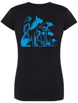 T-Shirt damski modny nadruk zwierzęta Rozm.M