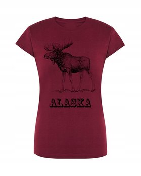 T-Shirt damski nadruk Alaska łoś Rozm.XL - Inna marka