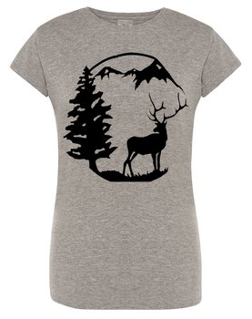 T-Shirt damski nadruk JELEŃ GÓRY R.XL - Inna marka