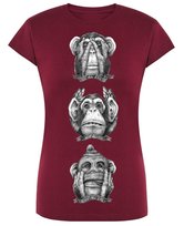 T-Shirt damski nadruk Małpa R.XXL
