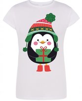 T-Shirt damski nadruk Pingwin R.M