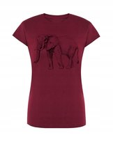 T-Shirt damski nadruk Słoń zwierzęta Rozm.XXL