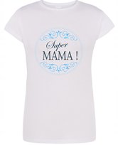 T-Shirt damski nadruk Super MAMA r.M