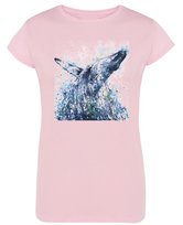 T-Shirt damski nadruk Wieloryb Waleń r.S