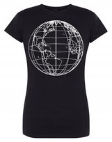 T-Shirt damski nadruk Ziemia Planeta r.XL