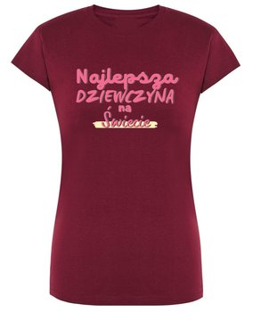 T-Shirt damski Najlepsza DZIEWCZYNA na Świecie L - Inna marka