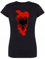 T-Shirt damski Państwa Albania Flaga r.XXL