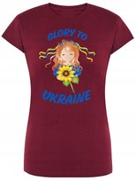 T-Shirt damski Patriotyczny Glory Ukraina r.M