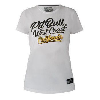 T-shirt damski Pitbull Surf Dog biały 219105000100 XS - Pitbull West Coast