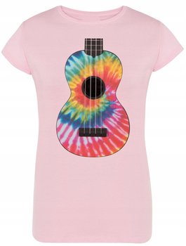 T-Shirt damski Tie Dye Gitara Kolorowa Rozm.XL - Inna marka
