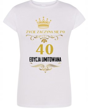 T-Shirt damski Urodzinowy 40 Lat Urodziny r.S - Inna marka