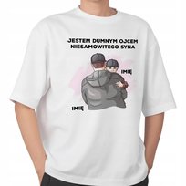 T-SHIRT DLA TATY DZIEŃ OJCA DUMNY OJCIEC IMIĘ 3XL