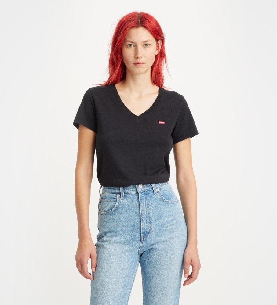 Levi’s t-shirt donna levis 85341 0049 - perfect vneck black