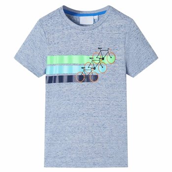 T-shirt dziecięcy 100% bawełna 104 niebieski rower - Inna marka