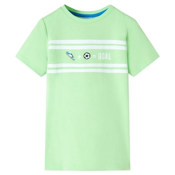 T-shirt dziecięcy GOAL, neonowy zielony, rozmiar 9 - Zakito Europe