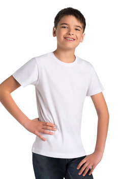 T-shirt dziecięcy, slim, biały, Tup Tup - Tup Tup
