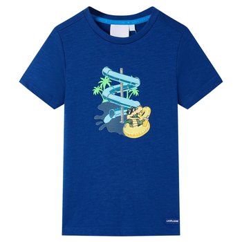 T-shirt dziecięcy zjeżdżalnia 140 ciemnoniebieski - Inna marka
