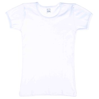 T-shirt dziewczęcy, biały/Olimpias - OLIMPIAS