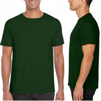 T-Shirt Klasyczna Koszulka Męska Krótki Rękaw Bawełna 100% Gildan Green Xl GILDAN